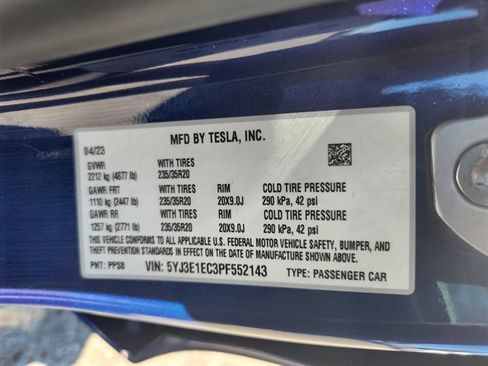 Used 2023 Tesla Model 3 Performance AWD/4WD image 14