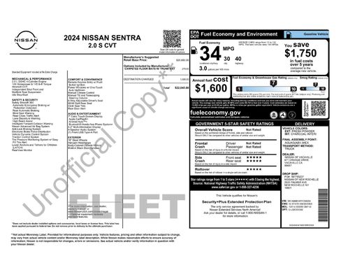 Used 2024 Nissan Sentra S FWD image 11