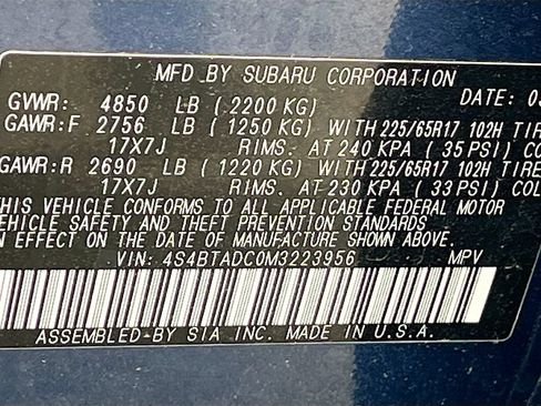 Used 2021 Subaru Outback Premium AWD/4WD image 31