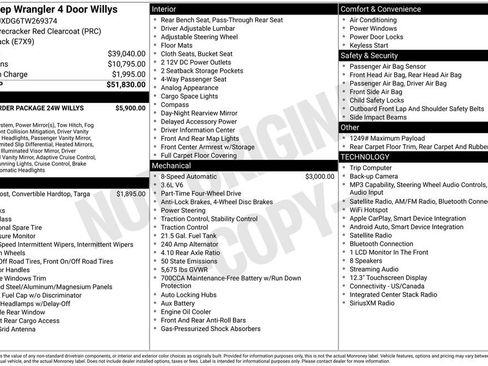 New 2026 Jeep Wrangler Unlimited Sport AWD/4WD image 8