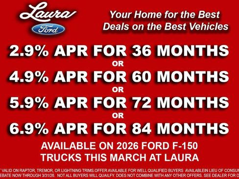 New 2026 Ford F150 STX w/ F-150 LOBO Package image 7