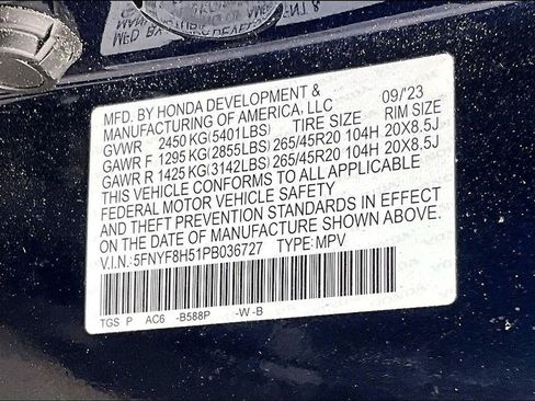 Used 2023 Honda Passport EX-L image 16