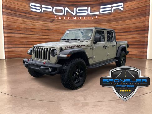 Used 2022 Jeep Gladiator Rubicon w/ LED Lighting Group AWD/4WD image 1