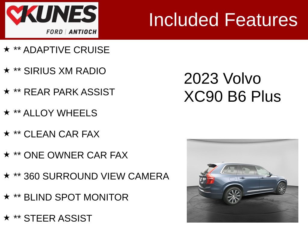 Used 2023 Volvo XC90 B6 Plus AWD/4WD image 4