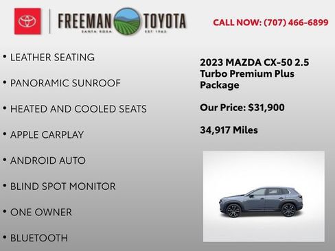 Used 2023 MAZDA CX-50 2.5 Turbo w/ Premium Plus Pkg AWD/4WD image 5