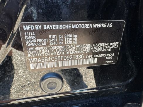 Used 2015 BMW 535i Sedan RWD image 33