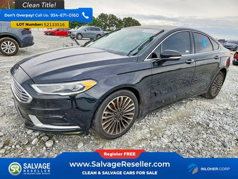 Used 2018 Ford Fusion SE w/ Fusion SE Technology Package FWD image 1