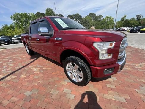 Used 2015 Ford F150 Platinum w/ Trailer Tow Package AWD/4WD image 38