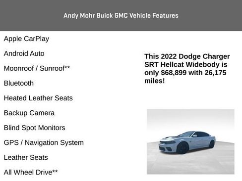 Used 2022 Dodge Charger SRT Hellcat w/ Harman/Kardon Audio Group image 4