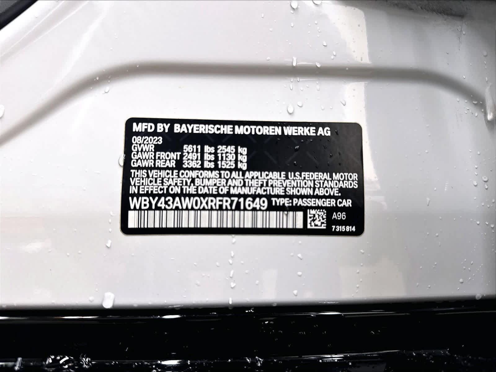 Used 2024 BMW i4 eDrive35 w/ M Sport Package RWD image 35