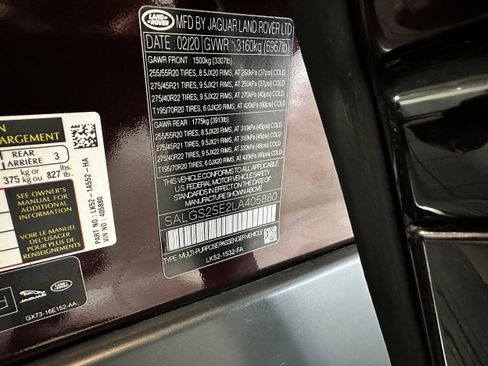 Used 2020 Land Rover Range Rover HSE image 45