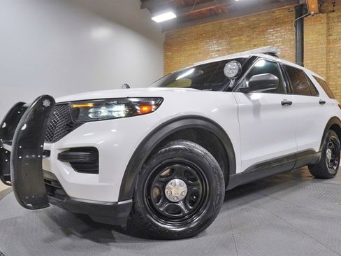 Used 2021 Ford Explorer Police AWD Red/Blue Lightbar a w/ Ready For The Road Package image 1