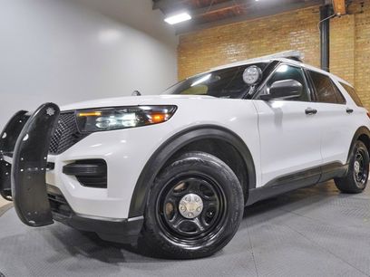 Used 2021 Ford Explorer Police AWD Red/Blue Lightbar a w/ Ready For The Road Package