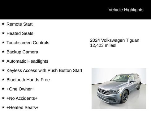 Used 2024 Volkswagen Tiguan SE w/ Panoramic Sunroof Package image 5