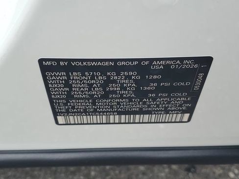 New 2026 Volkswagen Atlas SE FWD image 29