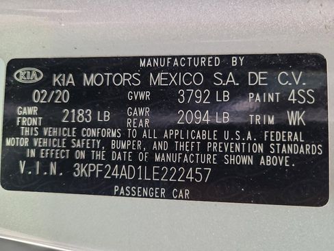 Used 2020 Kia Forte LXS FWD image 33