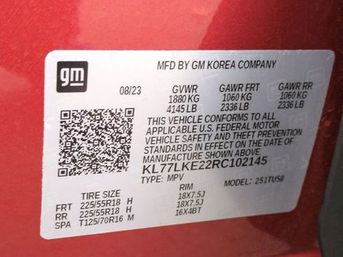 Certified 2024 Chevrolet Trax ACTIV w/ Driver Confidence Package FWD image 32