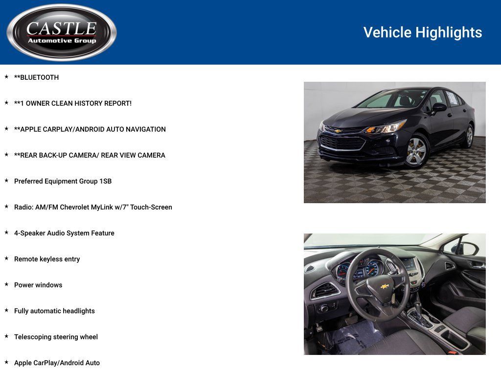 Used 2017 Chevrolet Cruze LS FWD image 3