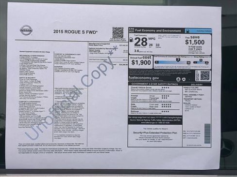Used 2015 Nissan Rogue S FWD image 26