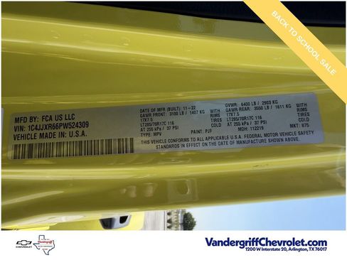 Used 2023 Jeep Wrangler Unlimited Rubicon 4xe w/ Steel Bumper Group AWD/4WD image 29
