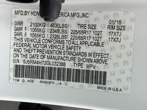 Used 2016 Honda CR-V EX-L image 15