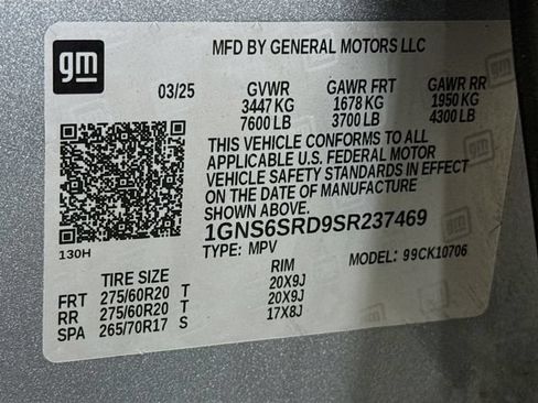 Used 2025 Chevrolet Tahoe Premier AWD/4WD image 33