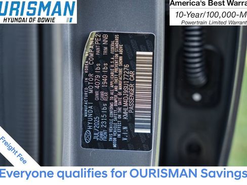 New 2025 Hyundai Elantra SEL image 32