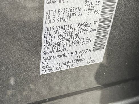 Certified 2020 INFINITI QX60 Pure FWD image 29