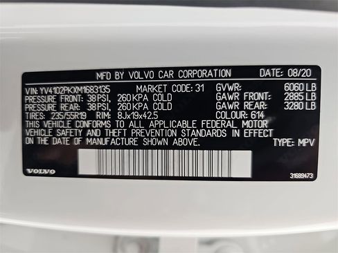 Used 2021 Volvo XC90 T5 Momentum image 50