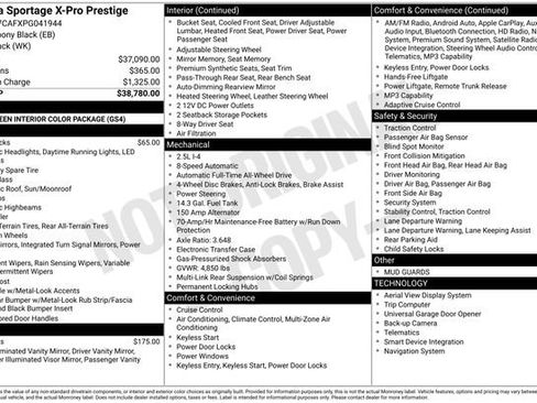Certified 2023 Kia Sportage X-Pro Prestige AWD/4WD image 41