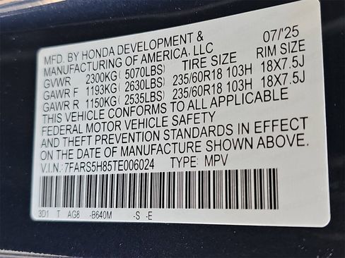 New 2026 Honda CR-V Sport-L image 35