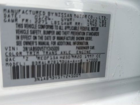 New 2026 Nissan Sentra SR w/ SR All Weather Package FWD image 21