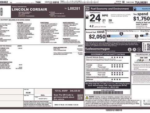 New 2026 Lincoln Corsair Premiere AWD/4WD image 4