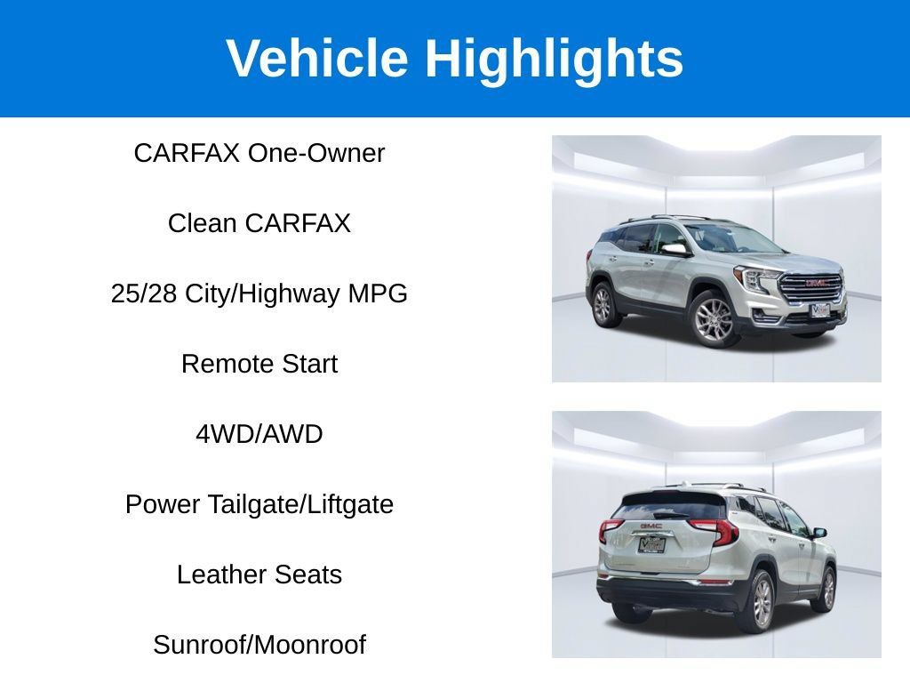 Used 2022 GMC Terrain SLT w/ Infotainment Package II AWD/4WD image 2