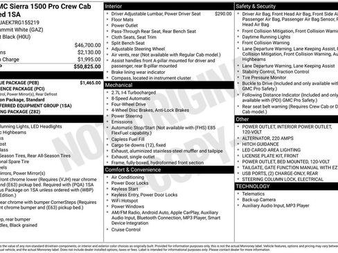 Used 2024 GMC Sierra 1500 Pro w/ Pro Value Package AWD/4WD image 33