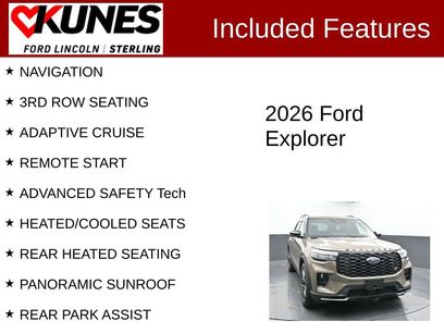 New 2026 Ford Explorer ST w/ Sun And Sound Package