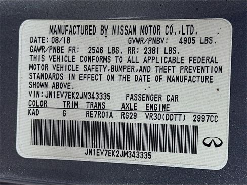 Used 2018 INFINITI Q60 3.0t Luxe w/ Cargo Package image 35