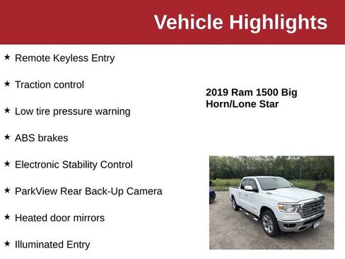 Used 2019 RAM 1500 Big Horn AWD/4WD image 10