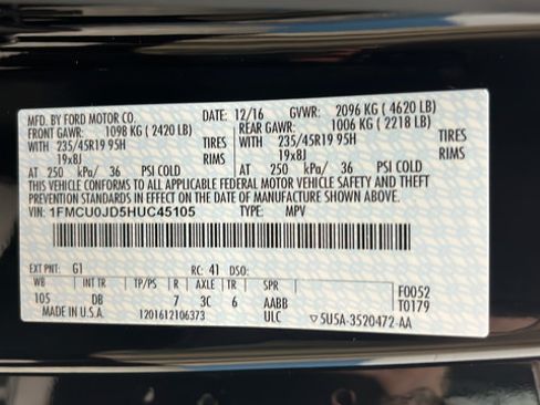 Used 2017 Ford Escape Titanium w/ Equipment Group 301A FWD image 26