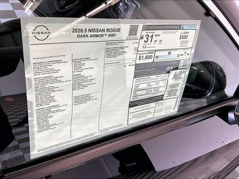 New 2026 Nissan Rogue Dark Armor AWD/4WD image 36