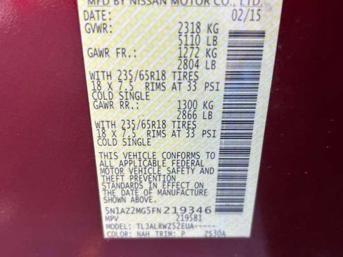 Used 2015 Nissan Murano SL image 35