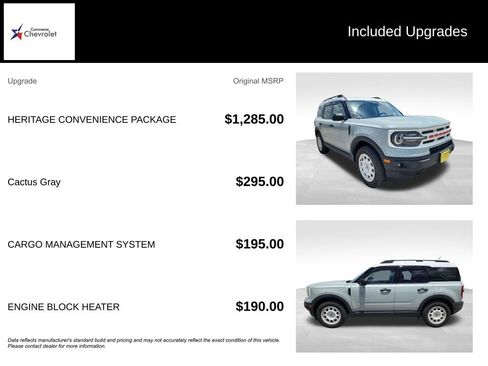 Used 2024 Ford Bronco Sport Heritage w/ Heritage Convenience Package AWD/4WD image 14