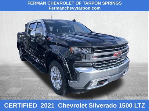Certified 2021 Chevrolet Silverado 1500 LTZ w/ LTZ Premium Package AWD/4WD image 1