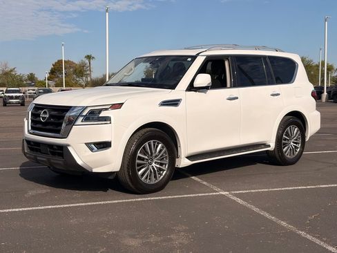 Certified 2024 Nissan Armada SL w/ Captain's Chairs Package RWD image 2