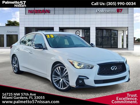 Used 2023 INFINITI Q50 Sensory image 1