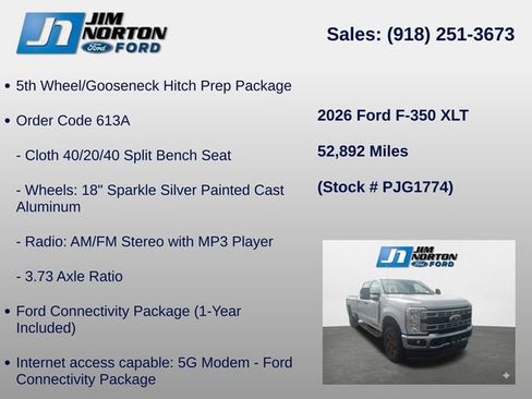Used 2026 Ford F350 XLT AWD/4WD image 8