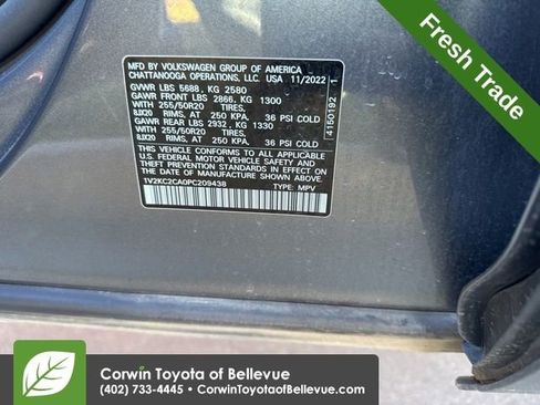 Used 2023 Volkswagen Atlas Cross Sport SE w/ Panoramic Sunroof Package image 11