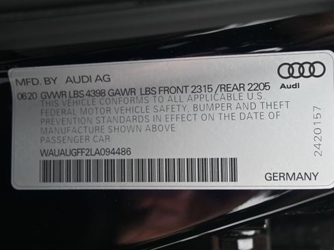 Used 2020 Audi A3 2.0T Premium w/ Final Edition Package image 17