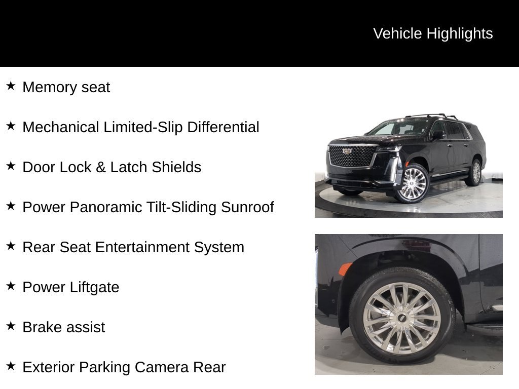 Used 2023 Cadillac Escalade ESV Premium Luxury AWD/4WD image 32