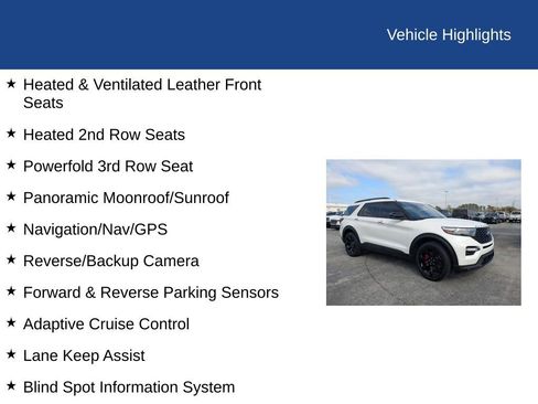 Used 2023 Ford Explorer ST w/ Equipment Group 401A image 33